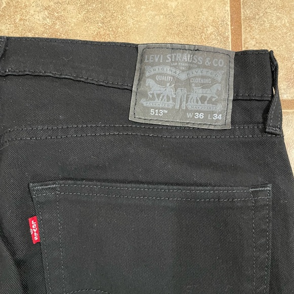 513 Levi’s Black Size W36 L34 - Picture 2 of 5